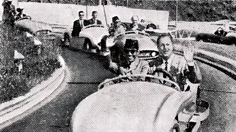 Walt Disney Disneyland Autopia 1956