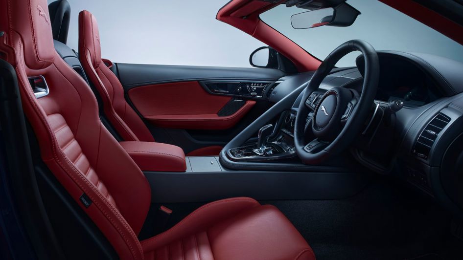 Jaguar F-Type ZP Edition convertible interior