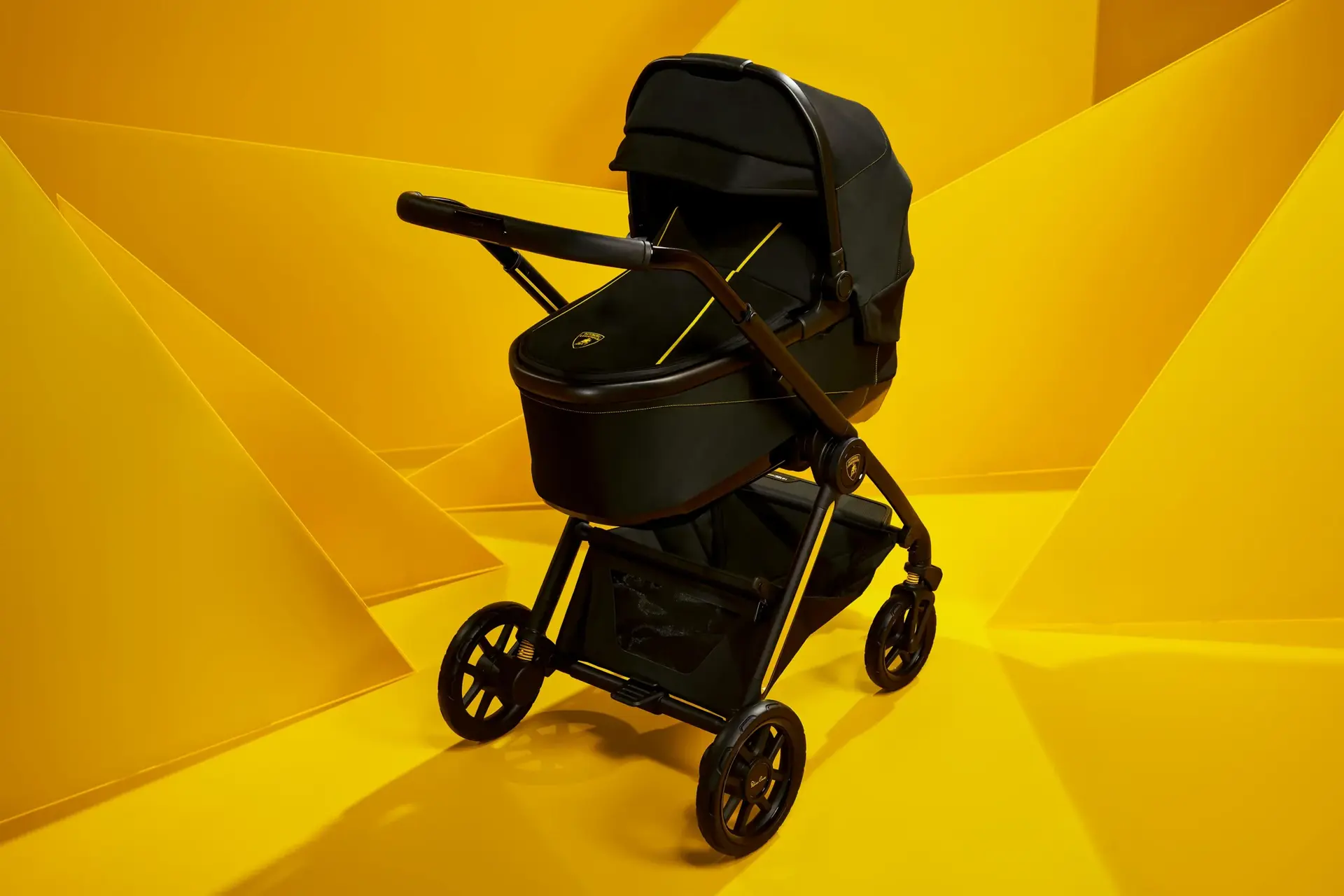 Lamborghini Reef AL Giallo pram upholstery and frame