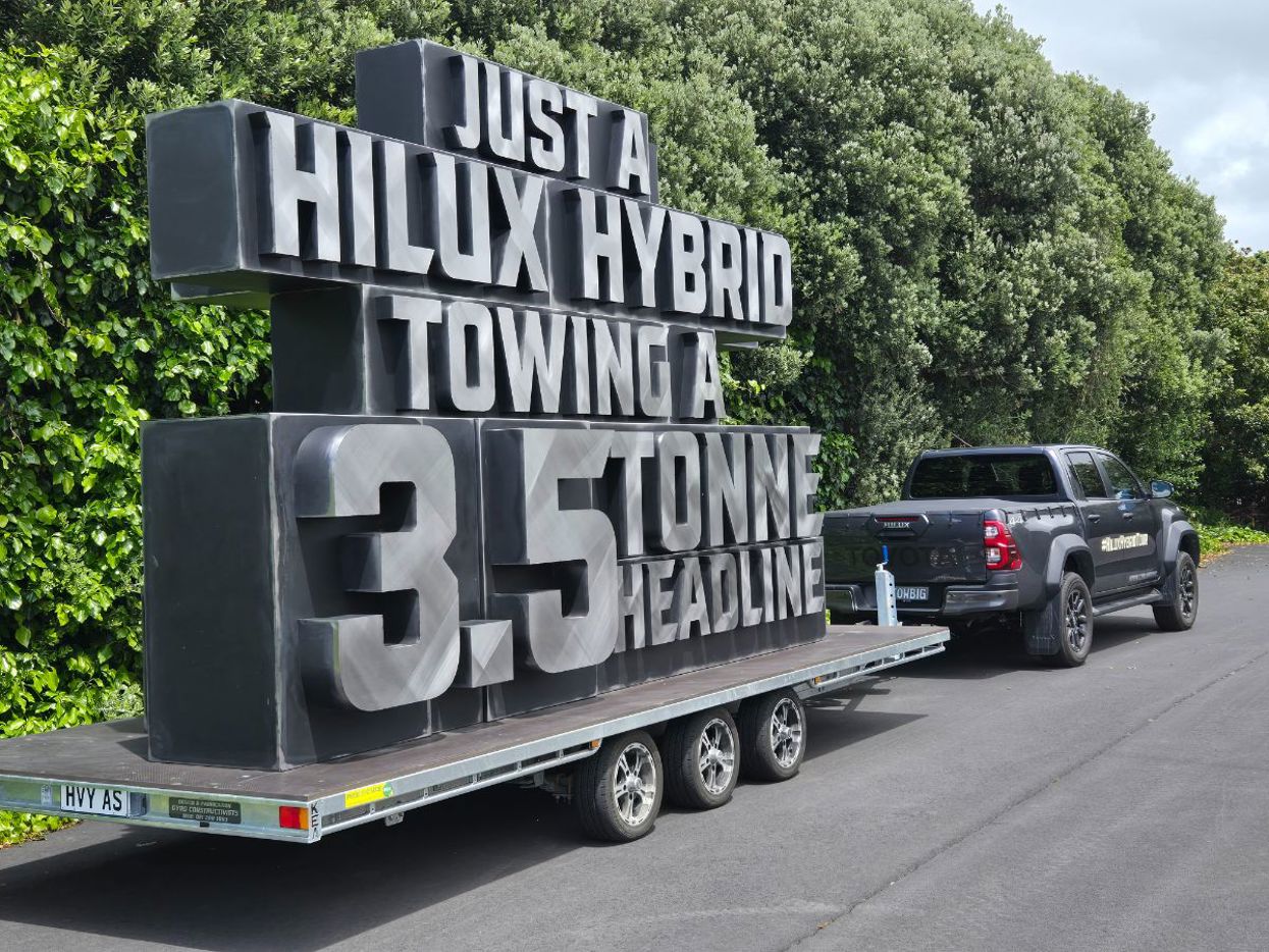 Toyota Hilux Hybrid tow tour.
