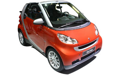 A SMART FORTWO vehicle