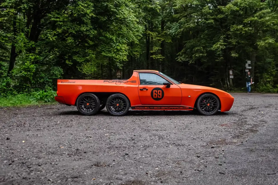 Porsche 944 six-wheeler pickup