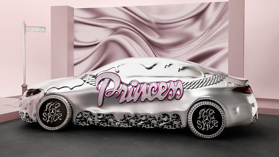 Mercedes-Benz Class of Creators Ice Spice art car