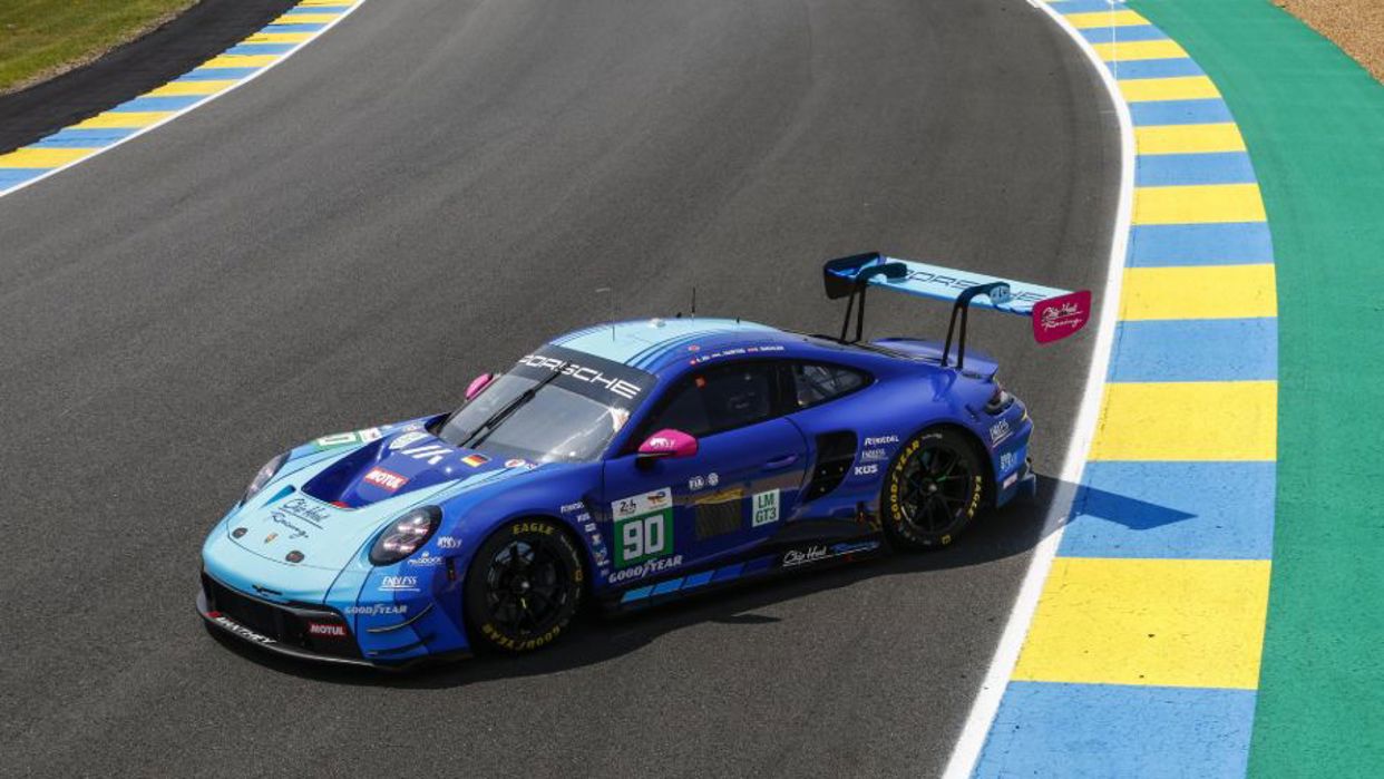 Porsche 911 GT3 R Le Mans racer: Chip Hart Racing.