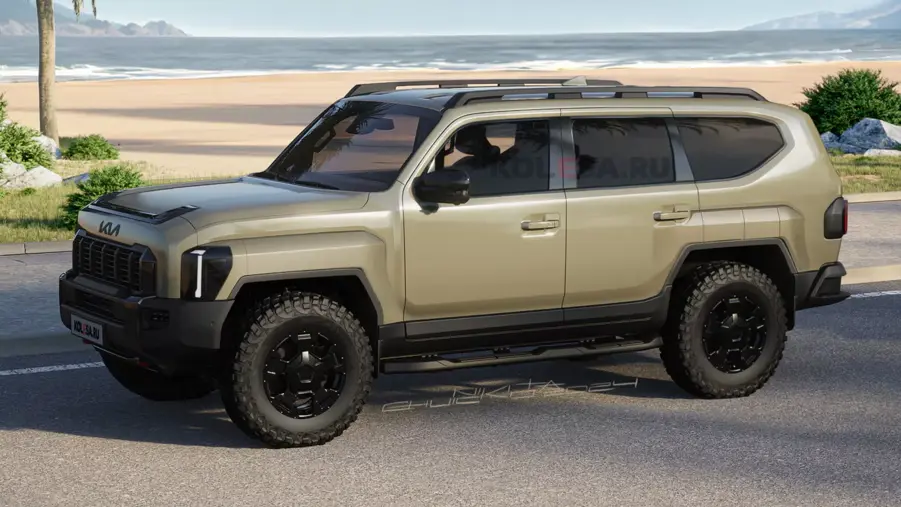 Kia Tasman SUV render
