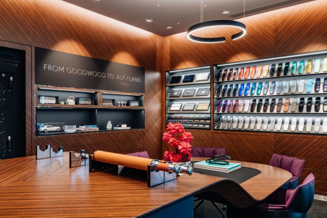 Rolls-Royce Motor Cars Auckland showroom.