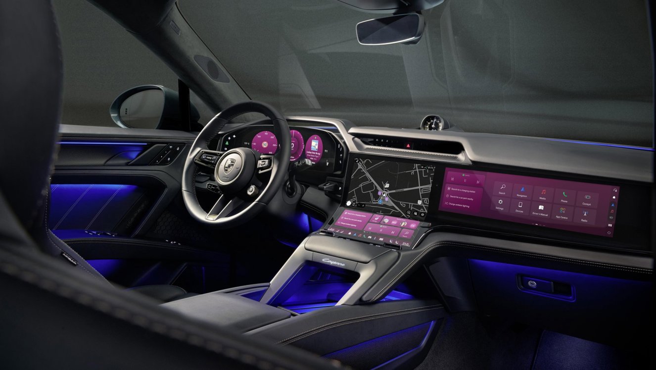 Porsche Cayenne Electric interior