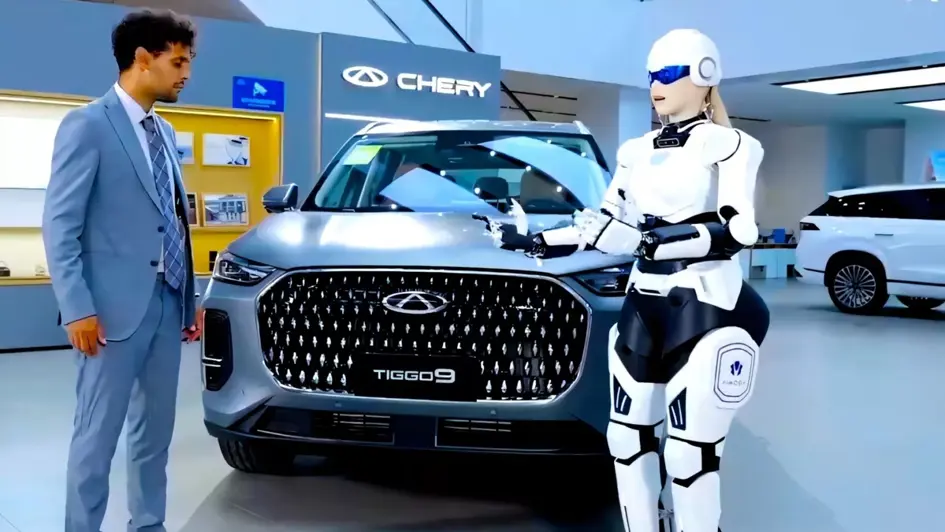 Chery Mornine humanoid robot
