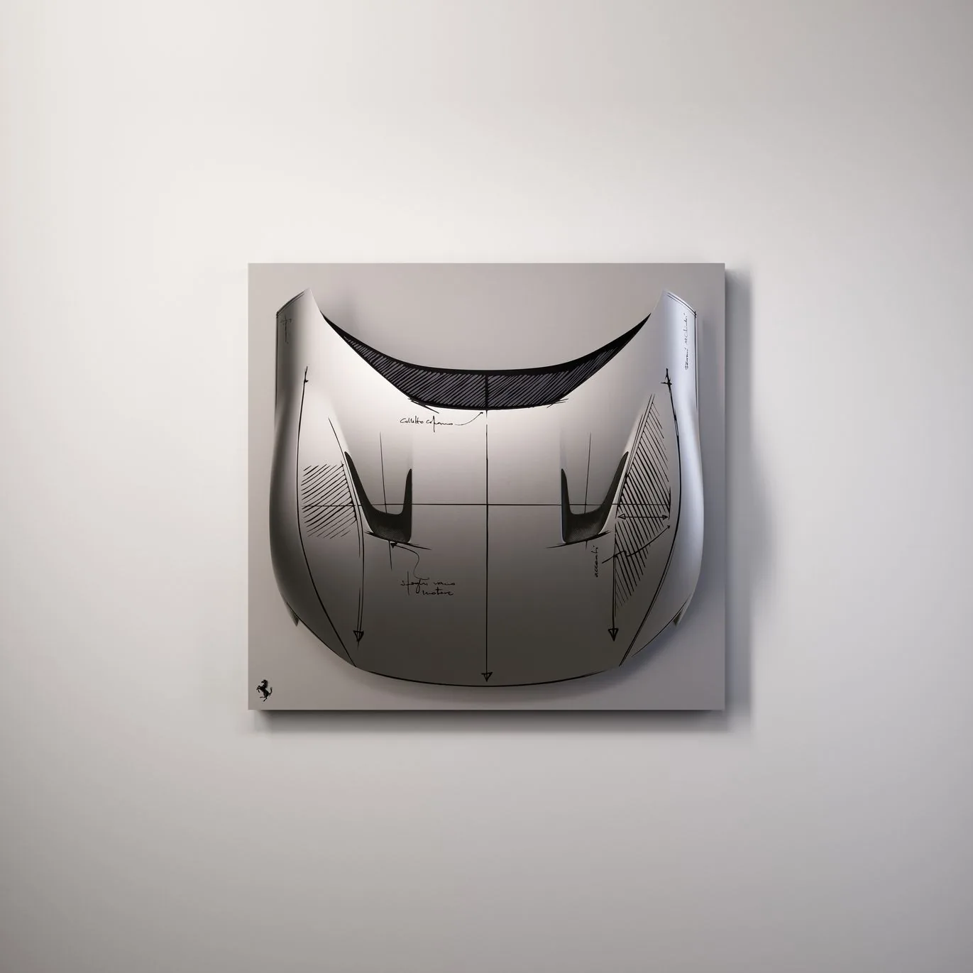 Ferrari Sketch Body panel artwork
