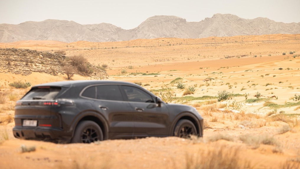 Porsche Cayenne electric testing