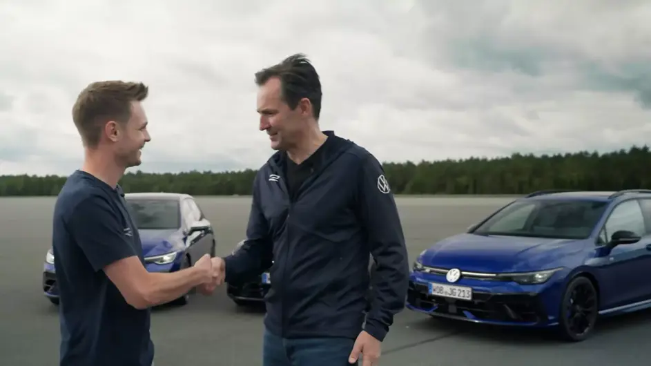 Volkswagen CEO Thomas Schager Golf R