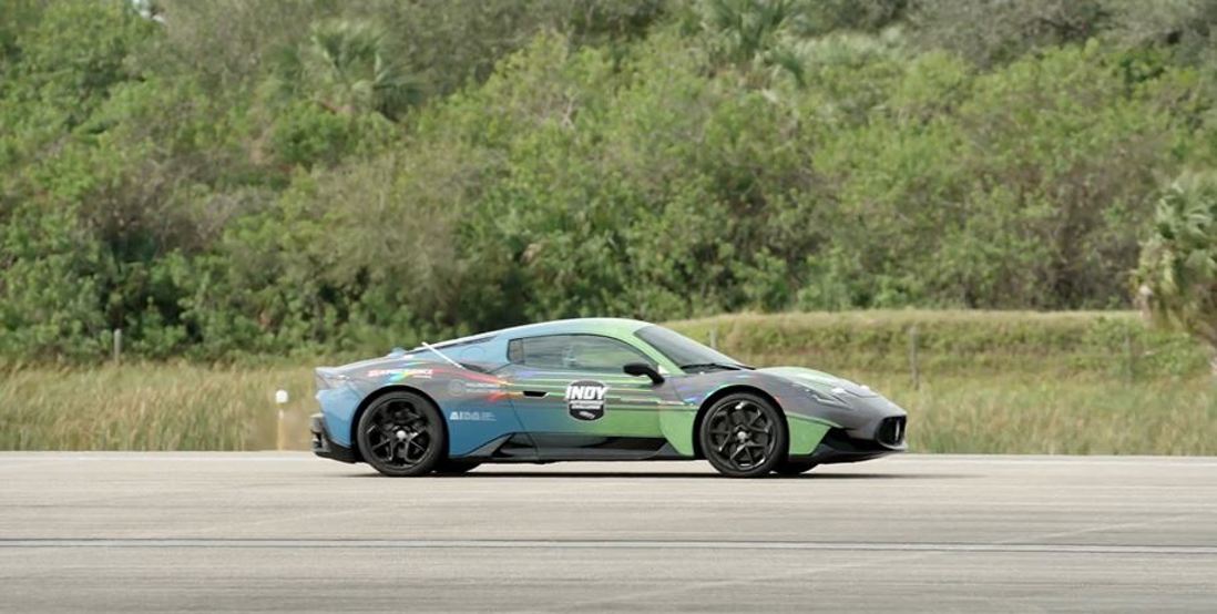 Maserati MC20 IAC autonomous speed record.