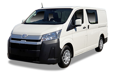 A TOYOTA HIACE vehicle