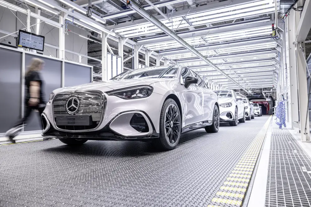 Mercedes-Benz electric C-Class production