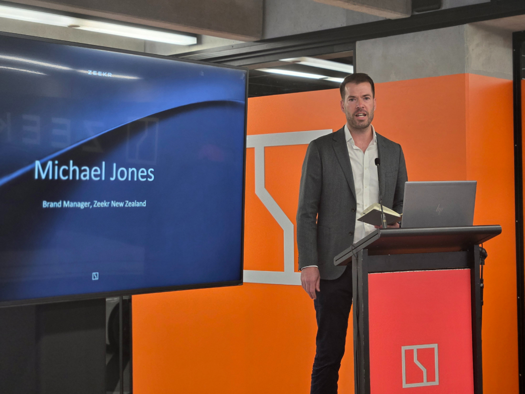 Zeekr NZ brand manager Michael Jones.