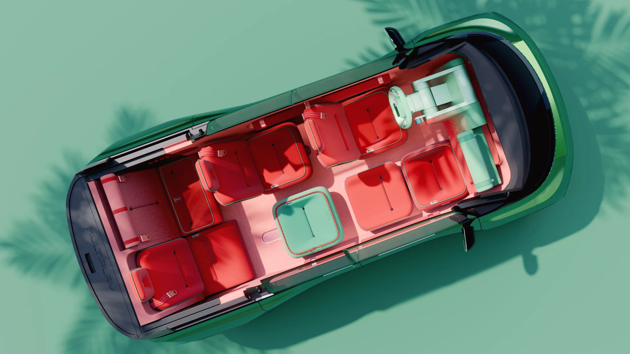 Fiat Multiplay overhead cabin layout