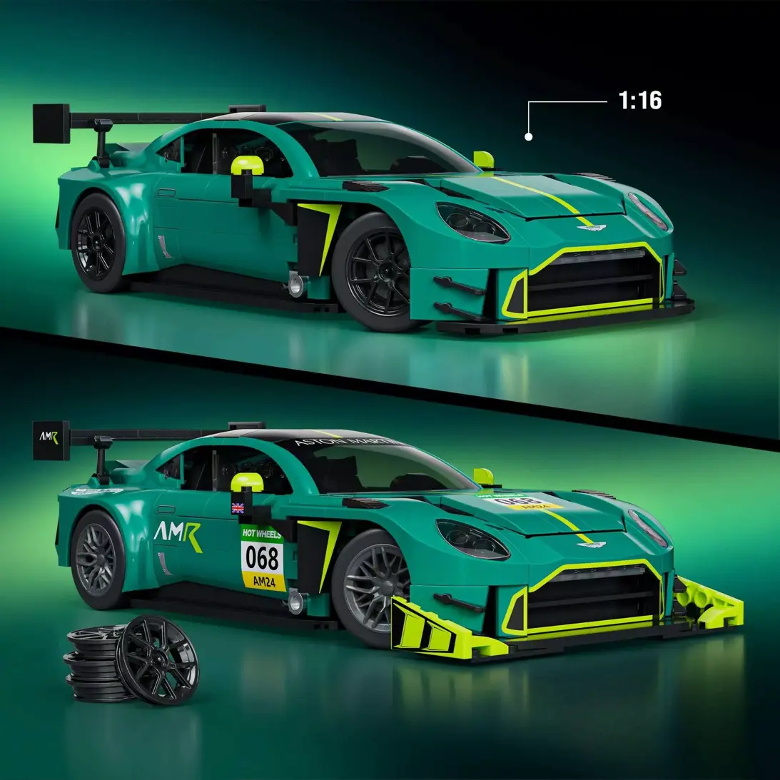 Aston Martin Vantage GT3 Mattel Brick Shop
