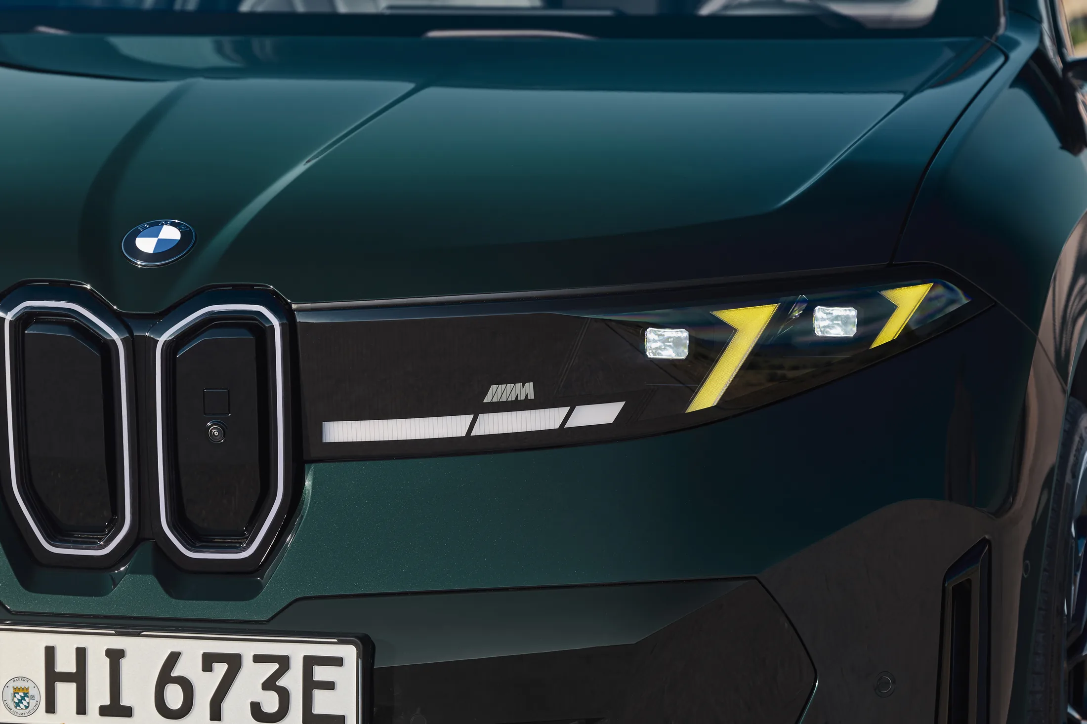 BMW iX3 M60 front lighting