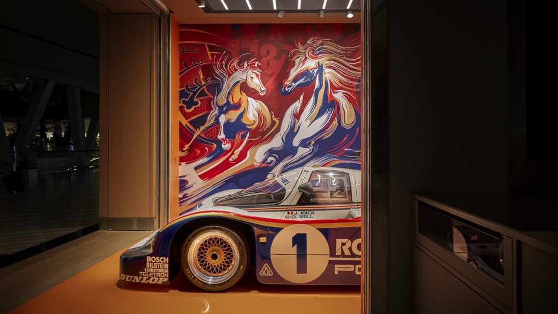 Porsche Lunar New Year mural