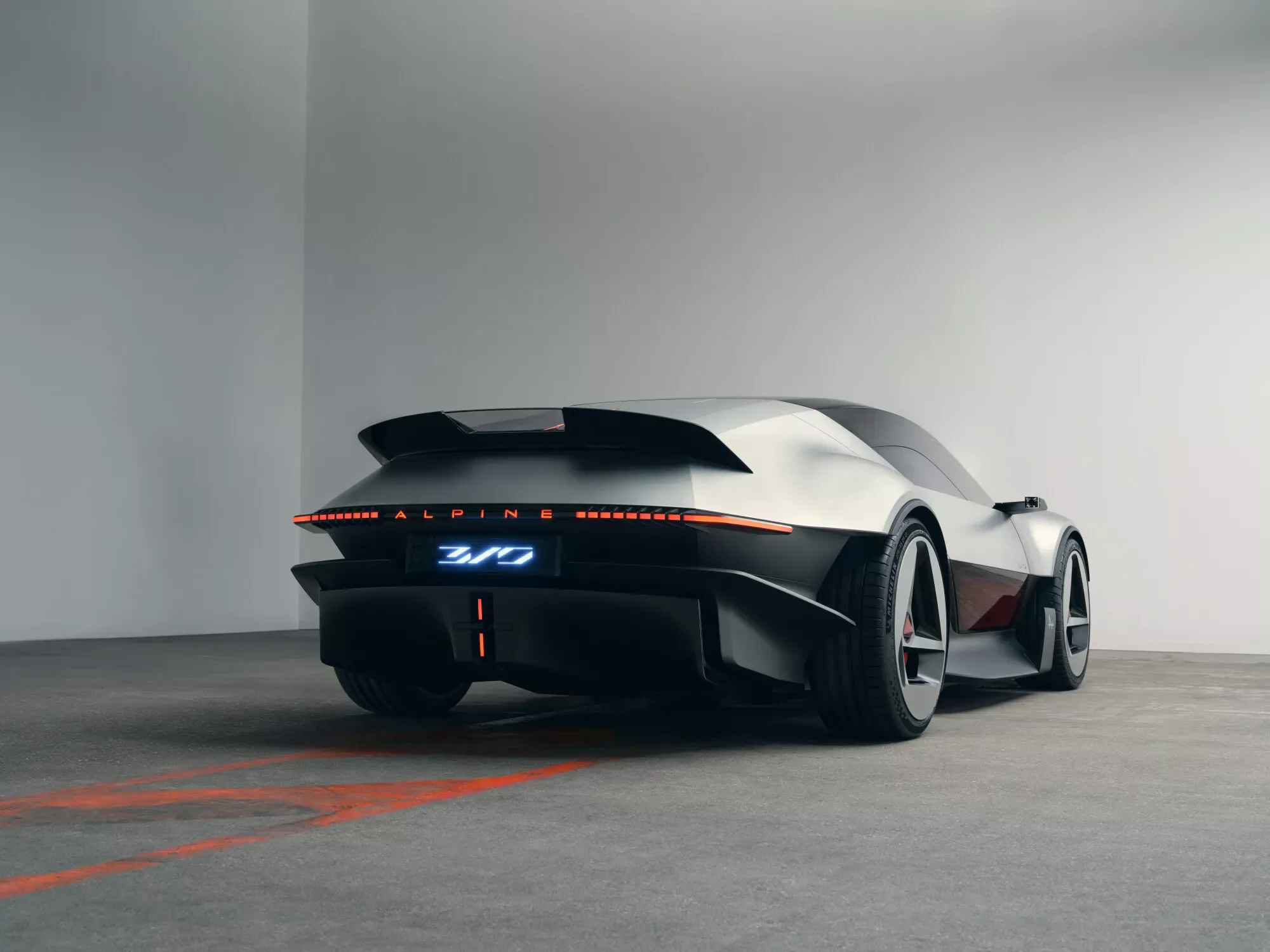 Alpine A310 Vision rear view