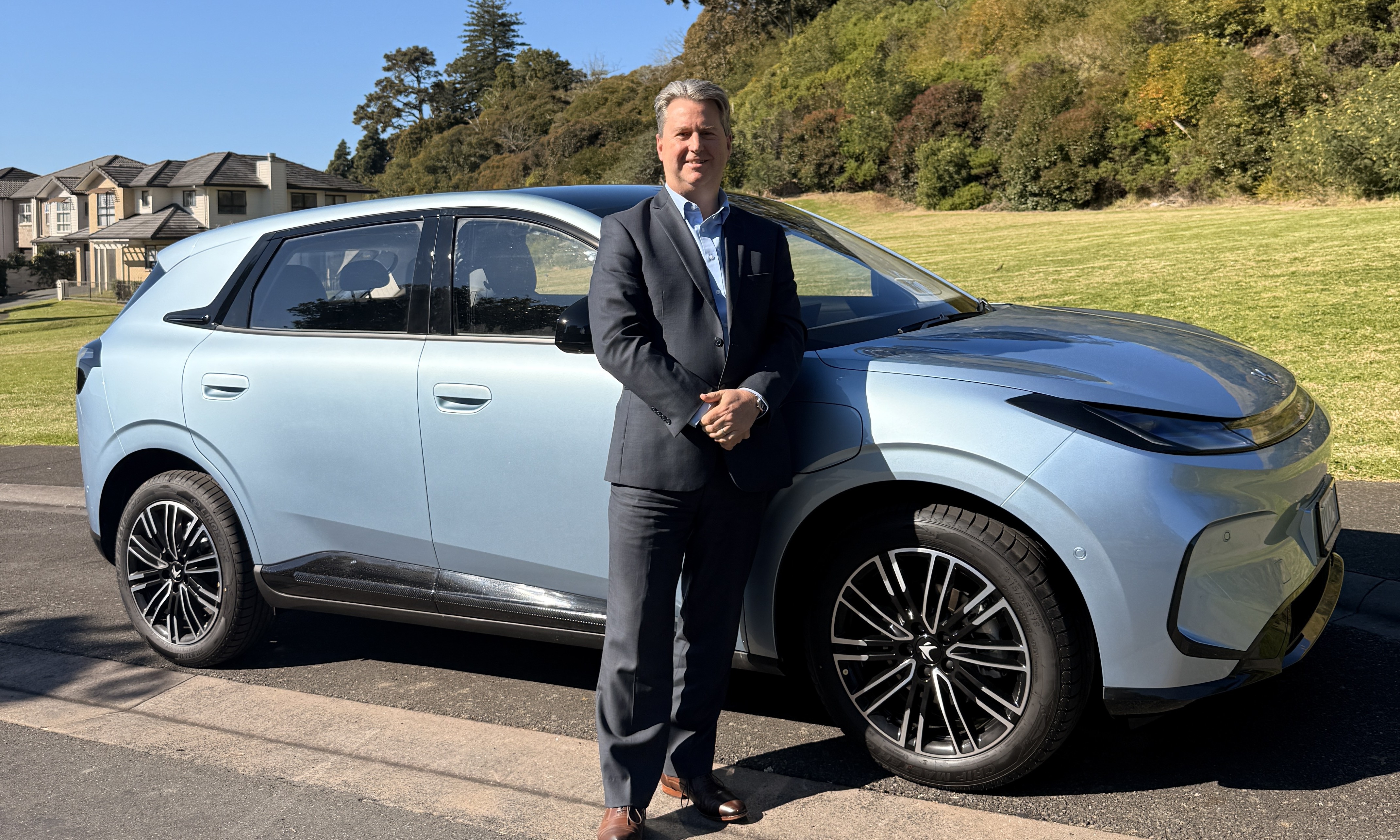 Simon Rutherford with the Arcfox T1
