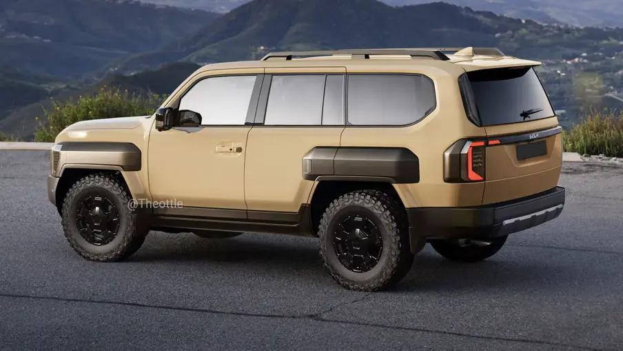 Kia Tasman SUV render