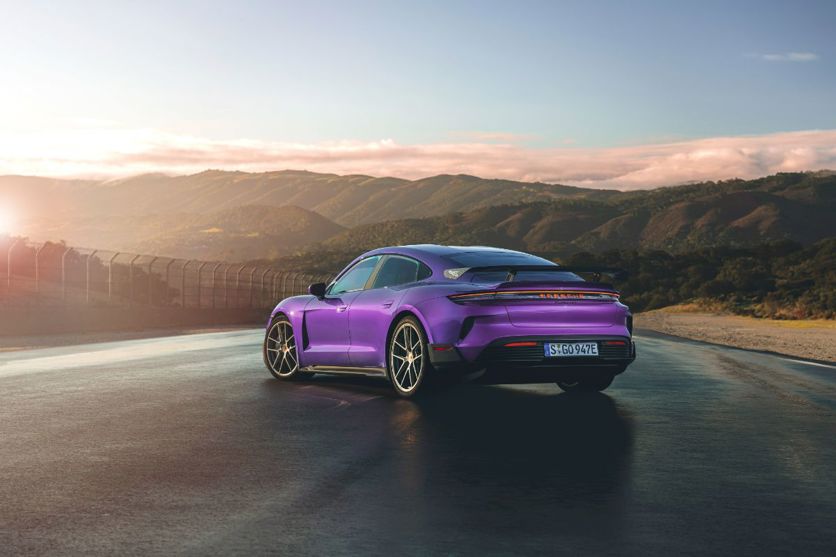 Porsche Taycan Turbo GT with Weissach package.