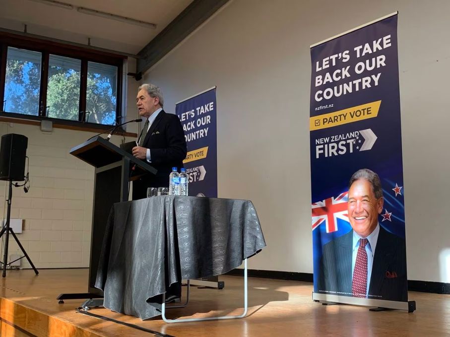 NZ First leader Winston Peters
