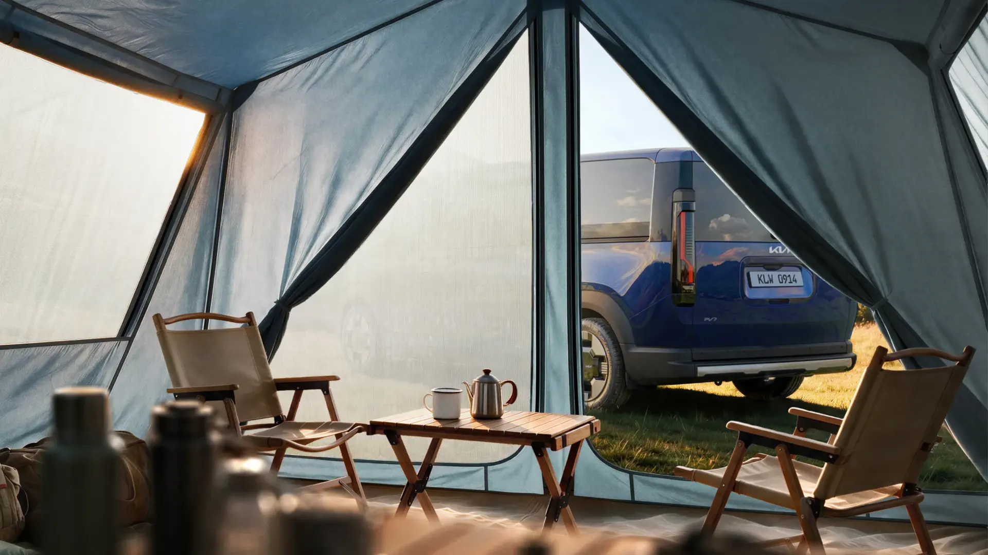 Kia PV7 electric van teased ahead of September reveal