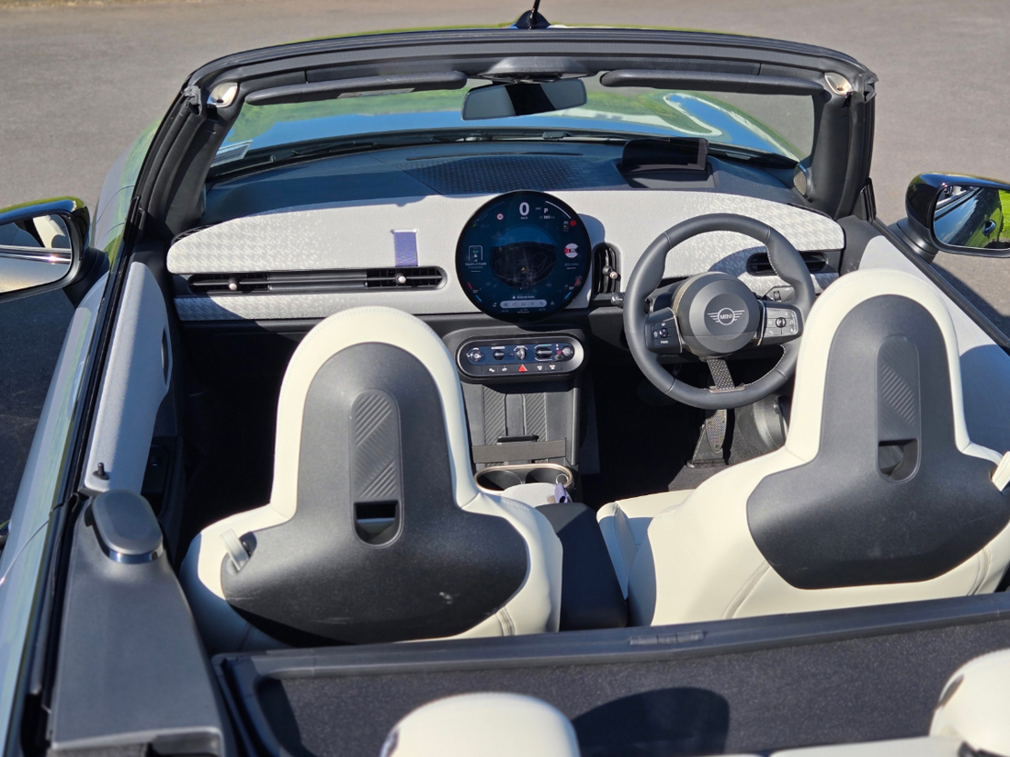 Mini Cooper S Favoured convertible.