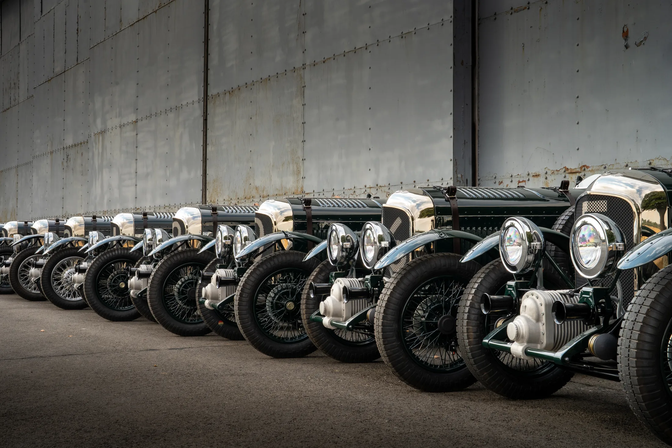 Completed Jnr fleet close exterior row.