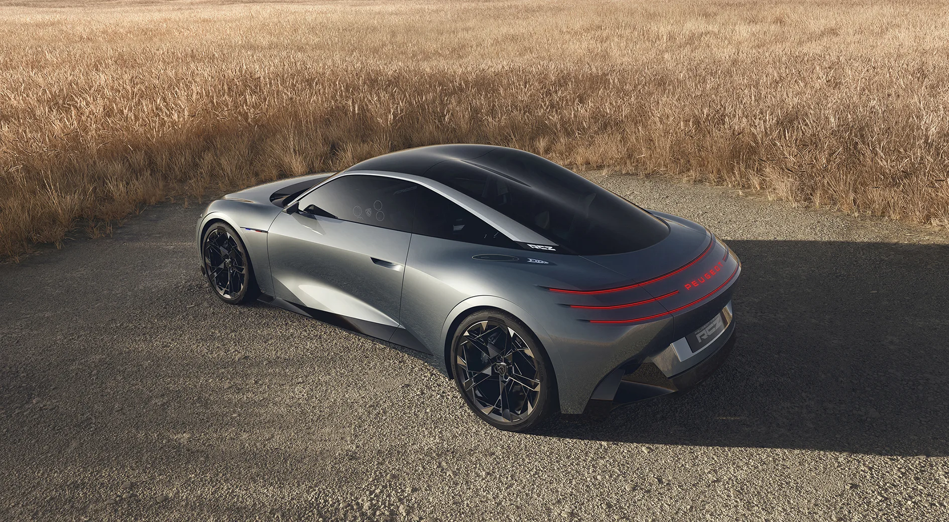 Peugeot RCZ Vision rear three-quarter view