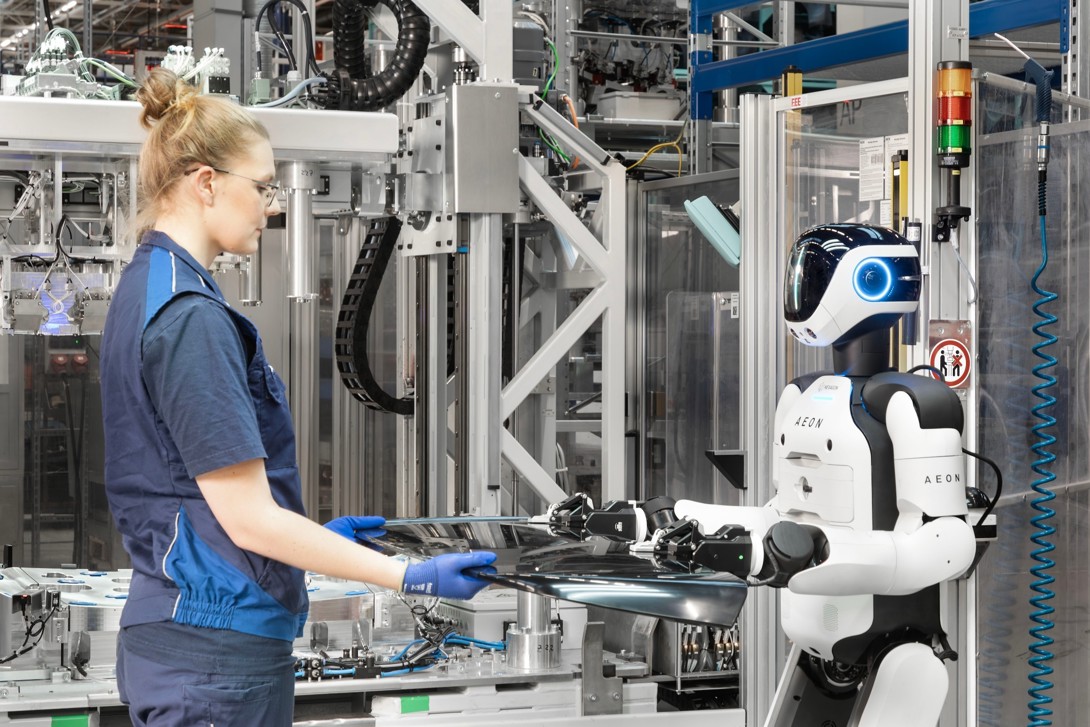 BMW humanoid robot factory